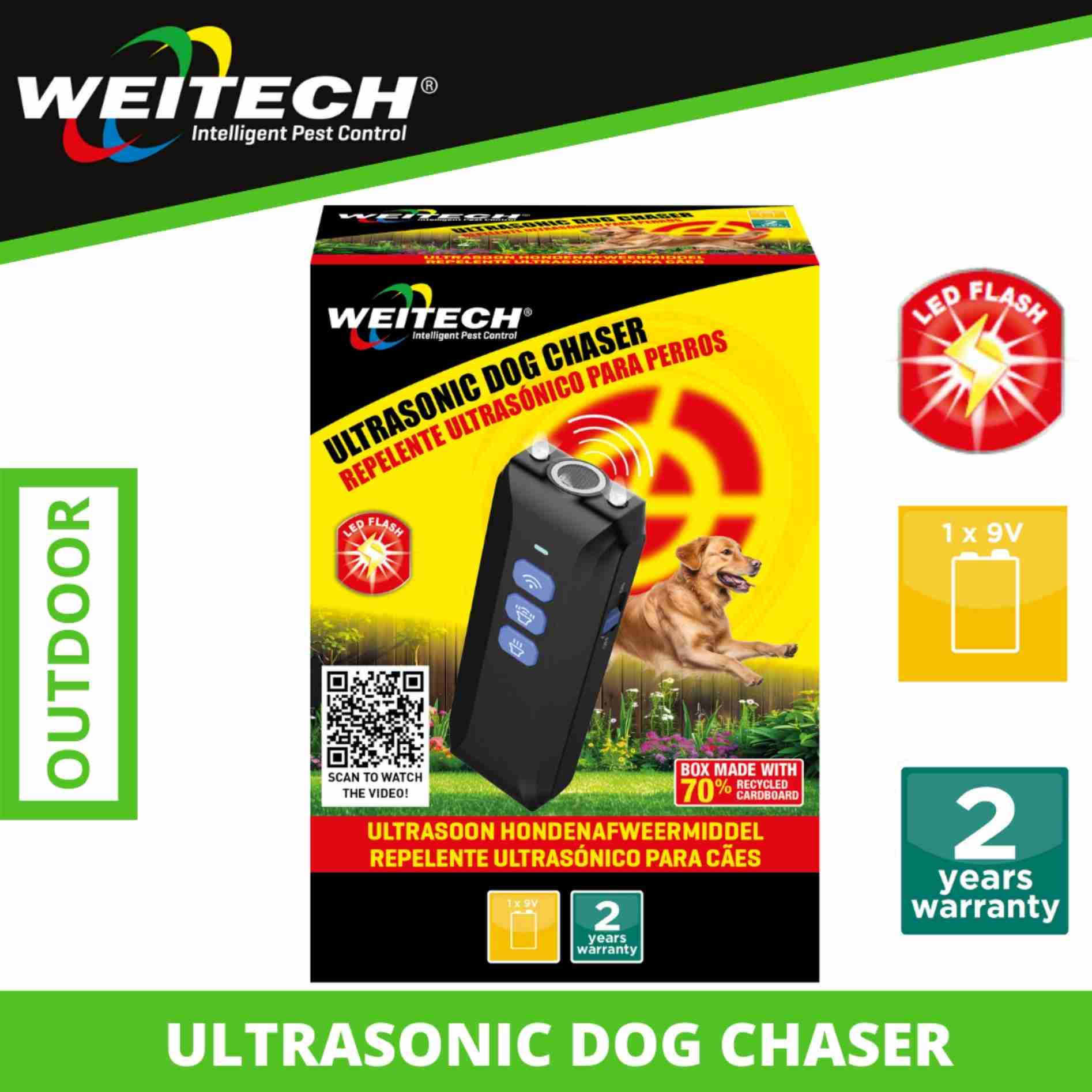 Ultrasonic dog chaser